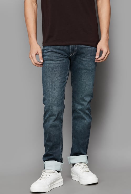 PEPE JEANS Distressed Slim Straight Jeans