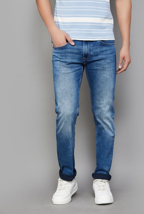 PEPE JEANS Light Washed Slim Straight Jeans