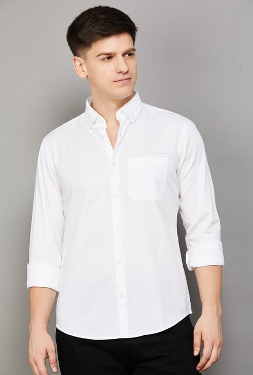 SPYKAR Solid Regular Fit Shirt
