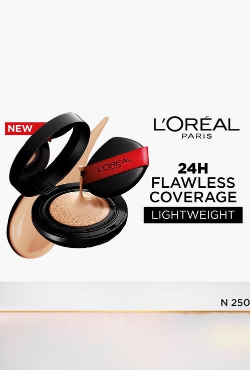 L'Oreal Infallible Cushion Foundation 24Hr Full Coverage Glass-skin finish-N250-11g