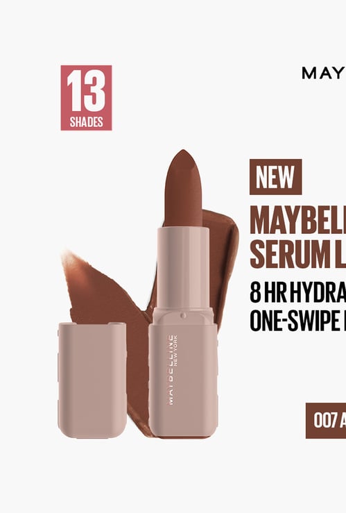Maybelline Serum Matte Lipstick 8Hr Hydration - 007 Avenue A 4.2g