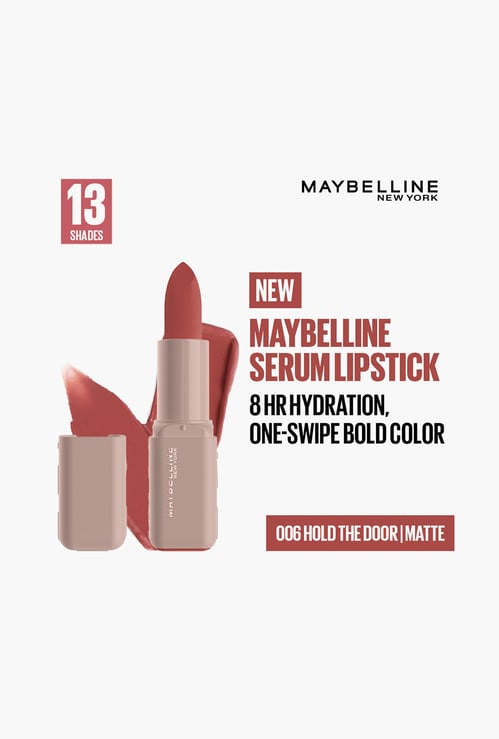 Maybelline Serum Matte Lipstick 8Hr Hydration - 006 Hold the Door 4.2g