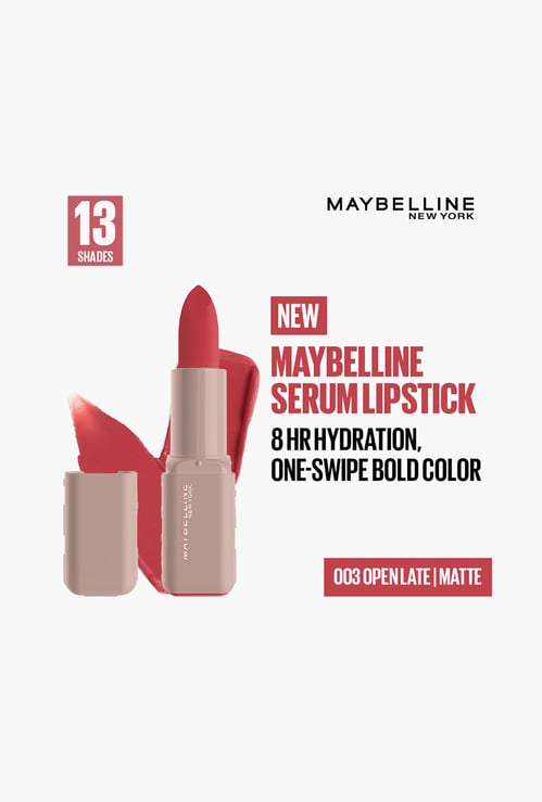 Maybelline Serum Matte Lipstick 8Hr Hydration - 003 Open Late 4.2g