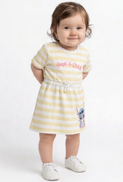 FAME FOREVER Girls Stitch Print A-line Dress