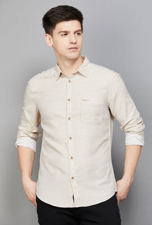 PEPE JEANS Solid Regular Fit Shirt