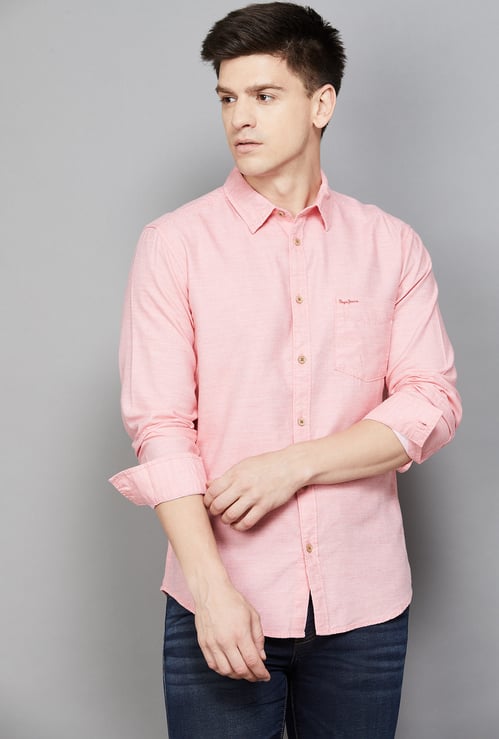 PEPE JEANS Solid Regular Fit Shirt
