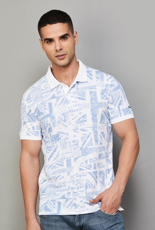 PEPE JEANS Printed Polo T-shirt