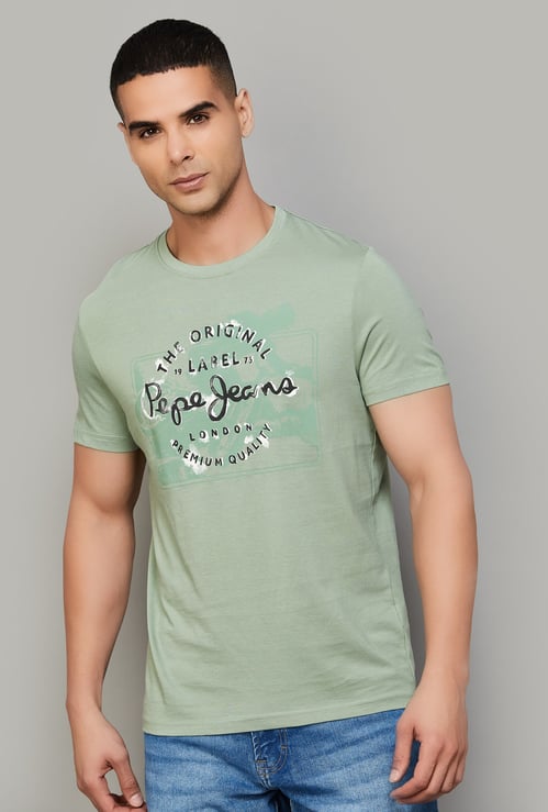 PEPE JEANS Printed Crew Neck T-shirt