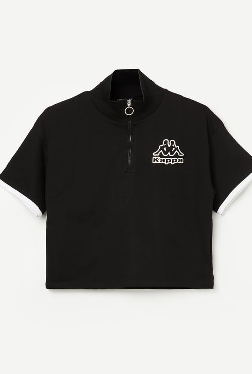 KAPPA Girls Brand Print T-shirt