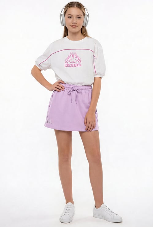 KAPPA Girls Solid Elasticated Skirt