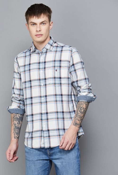 LP JEANS Checked Slim Fit Shirt
