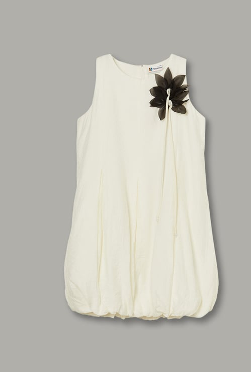PEPPERMINT Girls Floral Embellished Fit & Flare Dress