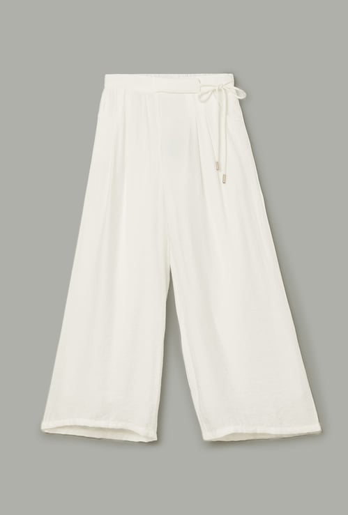 PEPPERMINT Girls Solid Culottes Trousers