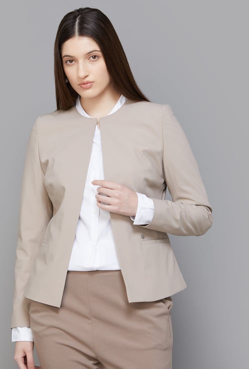 ALLEN SOLLY Solid Jacket