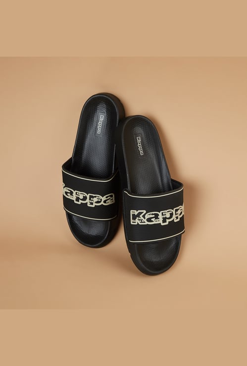 KAPPA Brand Applique Slip-On Sliders