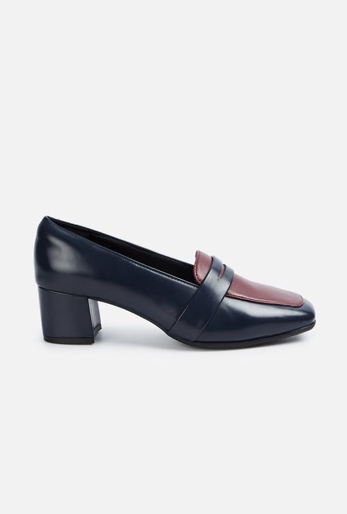 ALLEN SOLLY Solid Block Heels