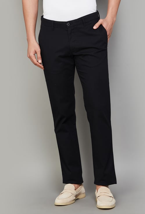 LP SPORT Solid Slim Fit Trousers