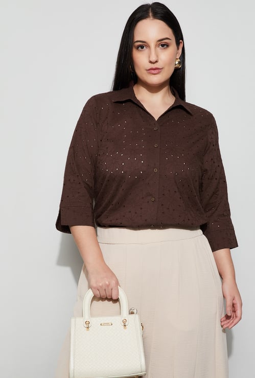 NEXUS Schiffli Design Shirt