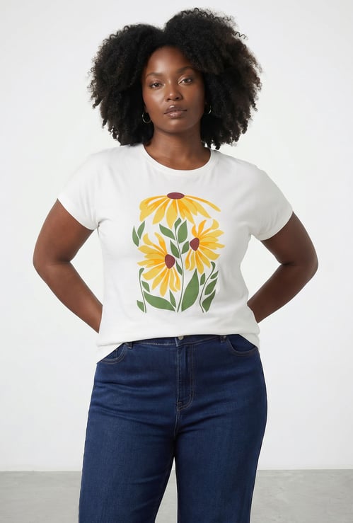 NEXUS Floral Print T-shirt