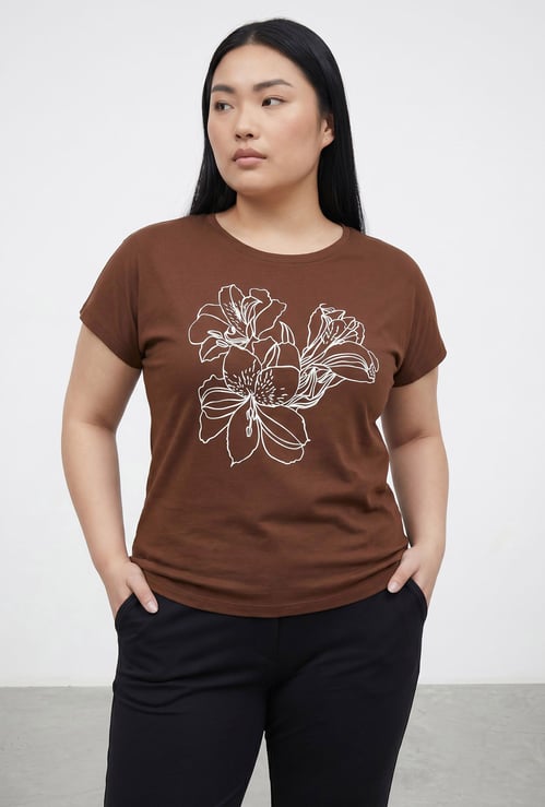 NEXUS Floral Print T-shirt
