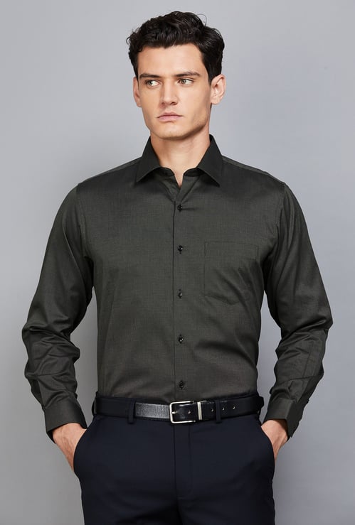 VAN HEUSEN Woven Regular Fit Formal Shirt