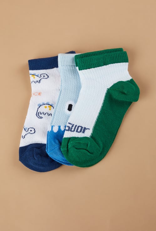FAME FOREVER Ankle Length Socks - Pack of 3