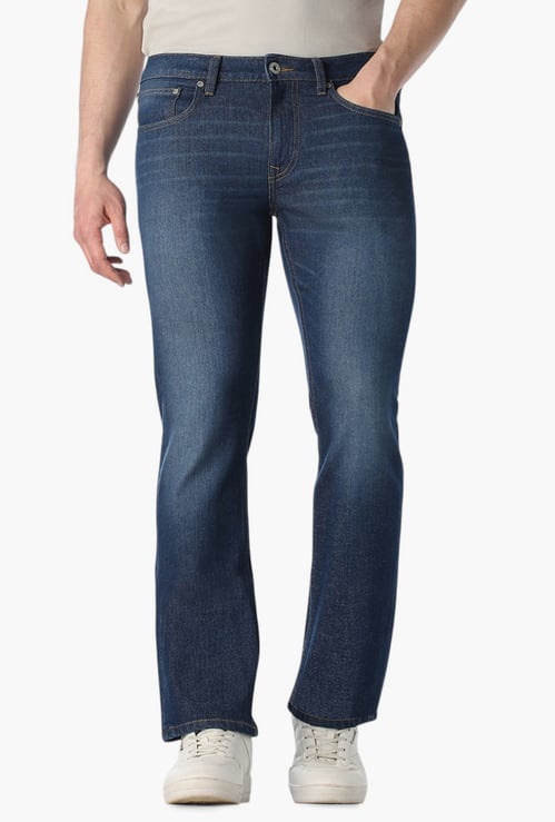JACK & JONES Washed Regular Straight Jeans