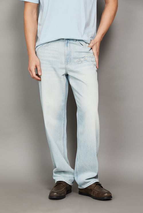JACK & JONES Distressed Comfort Jeans