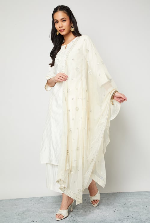 MELANGE Embellished Dupatta