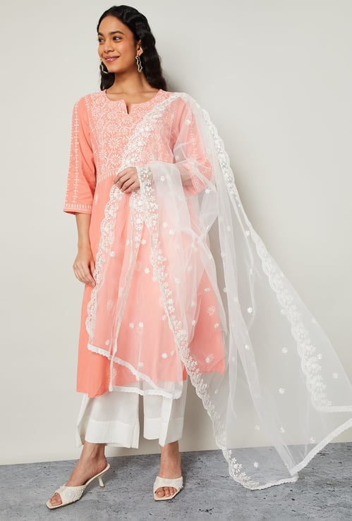 MELANGE Embroidered Dupatta