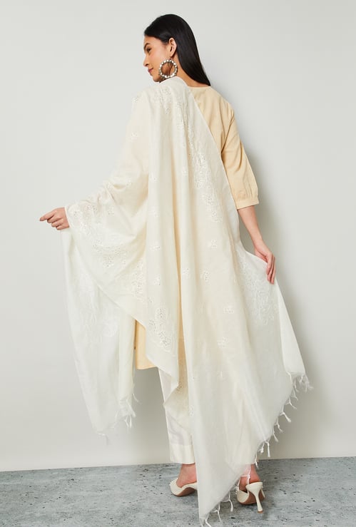 MELANGE Embroidered Dupatta