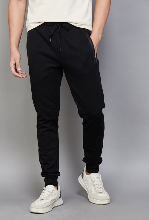 JACK & JONES Solid Regular Joggers Trousers