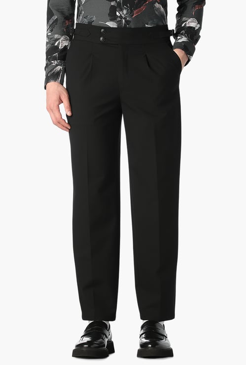 JACK & JONES Pleated Regular Fit Trousers