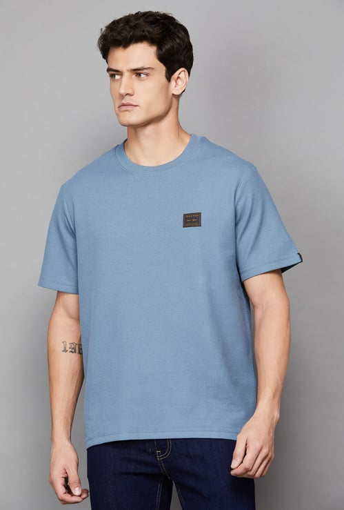 JACK & JONES Solid Crew Neck T-shirt