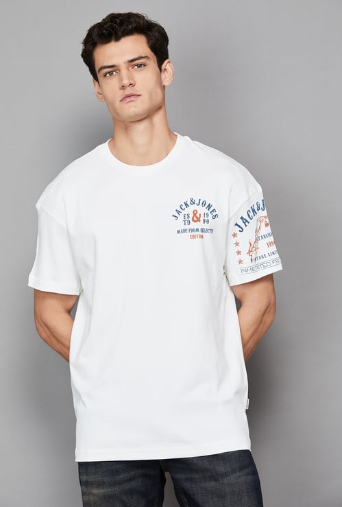 JACK & JONES Graphic Print Crew Neck T-shirt