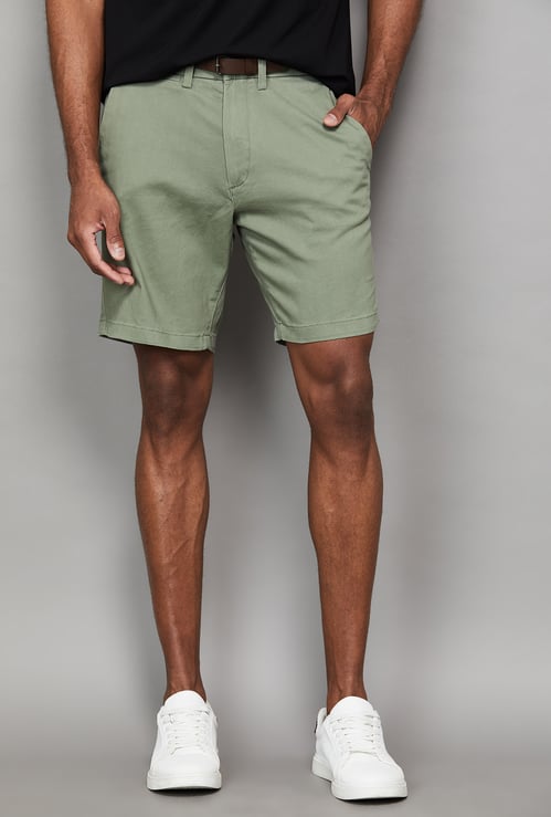 JACK & JONES Solid Regular Shorts