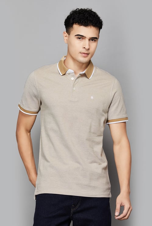 JACK & JONES Contrast Trim Polo T-shirt