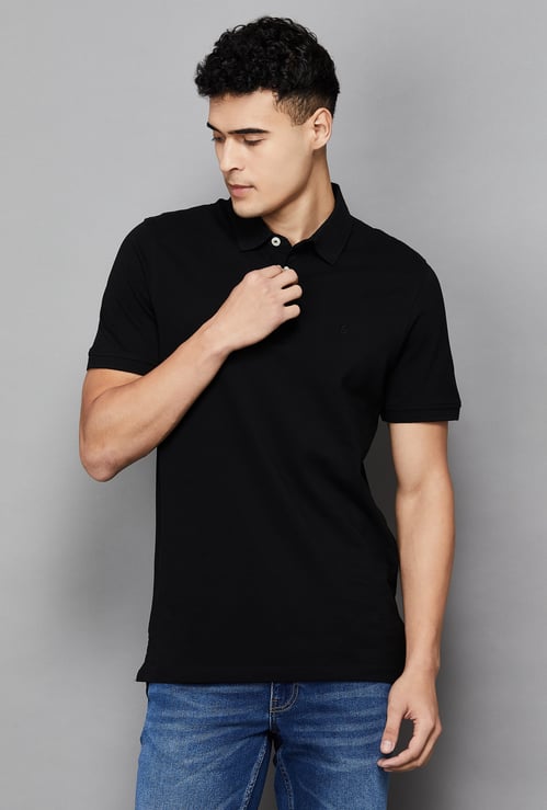 JACK & JONES Solid Polo T-shirt
