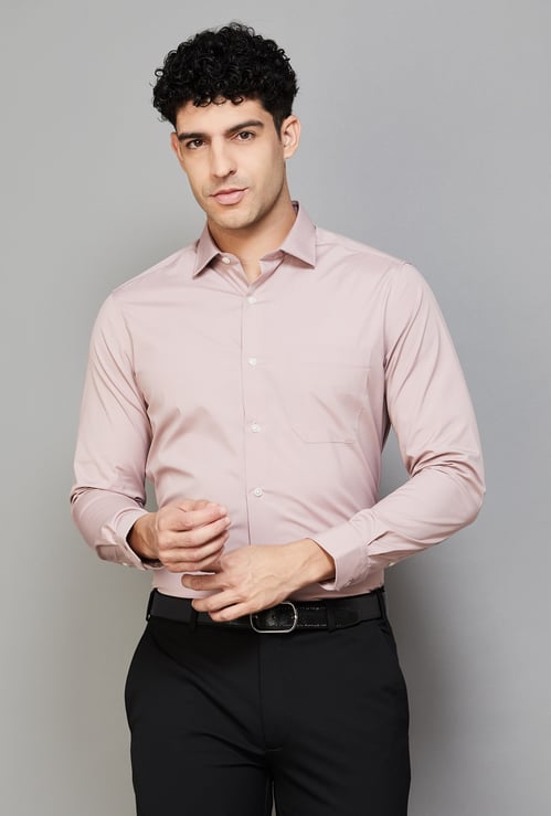 LOUIS PHILIPPE Solid Classic Fit Formal Shirt