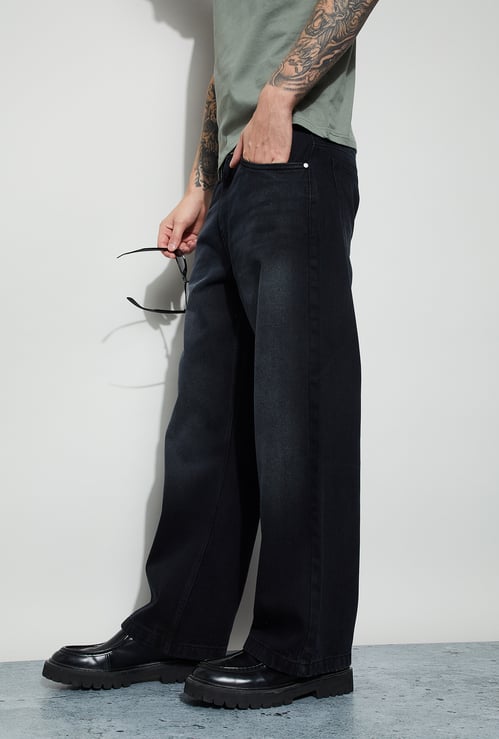 FORCA Darkwashed Loose Fit Jeans