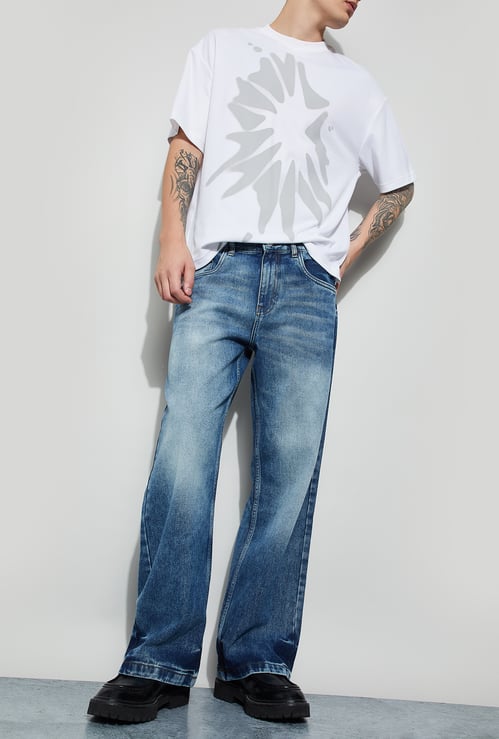FORCA Washed Loose Fit Jeans