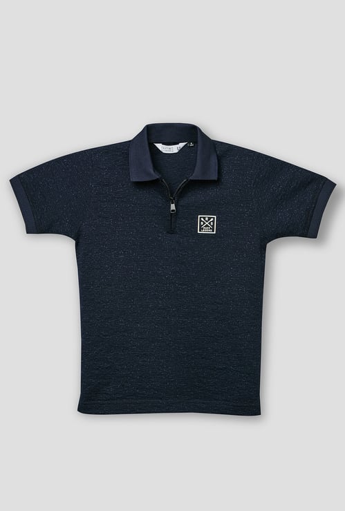 RUFF KIDS Boys Solid Polo T-shirt