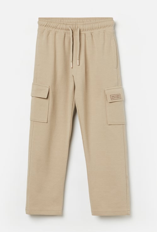 RUFF KIDS Boys Solid Track Pants