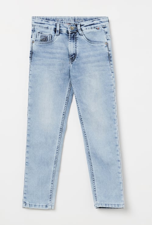 RUFF KIDS Boys Washed Regular Fit Jeans