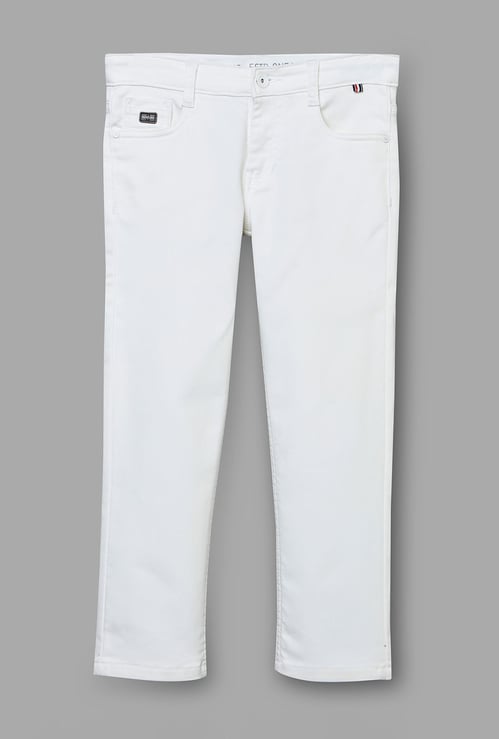 RUFF KIDS Boys Solid Straight Fit Jeans