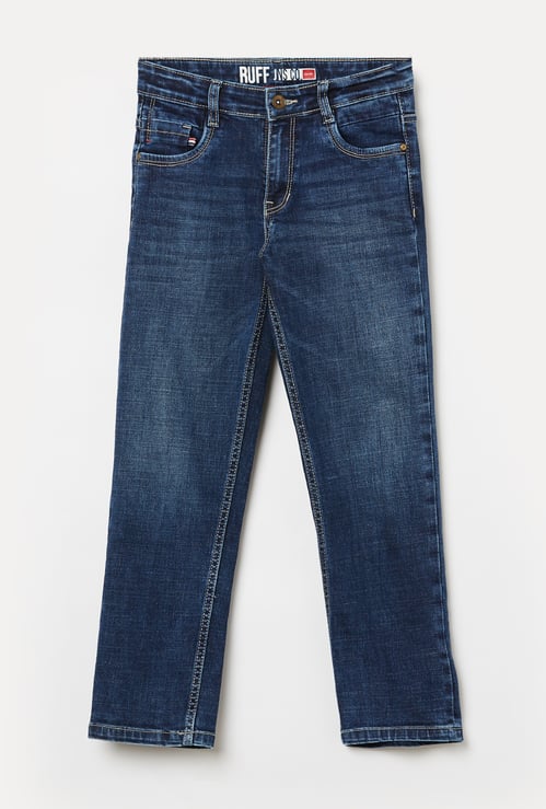 RUFF KIDS Medium Wash Regular Fit Jeans