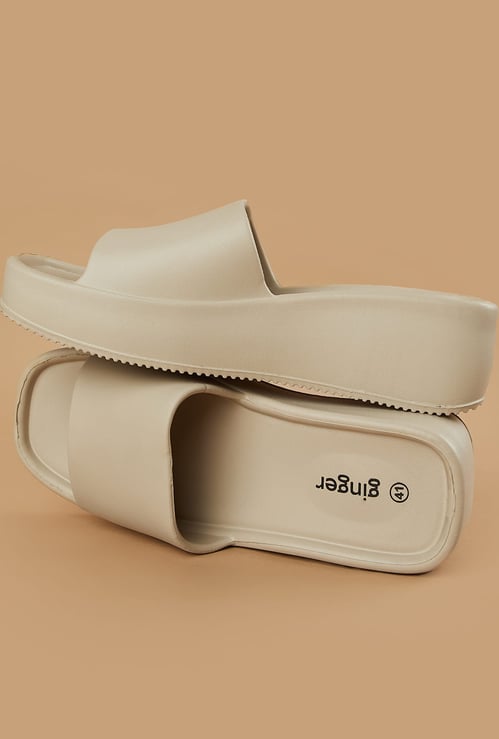 GINGER Open Toe Platforms