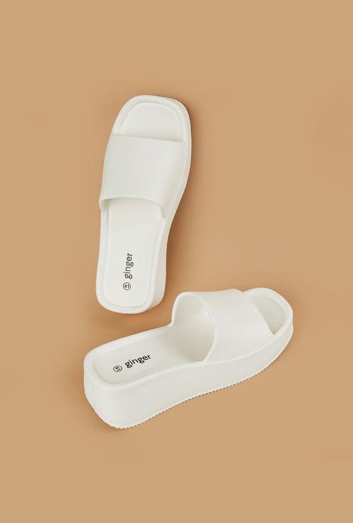 GINGER Open Toe Platforms