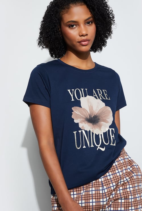 GINGER Floral Print T-shirt
