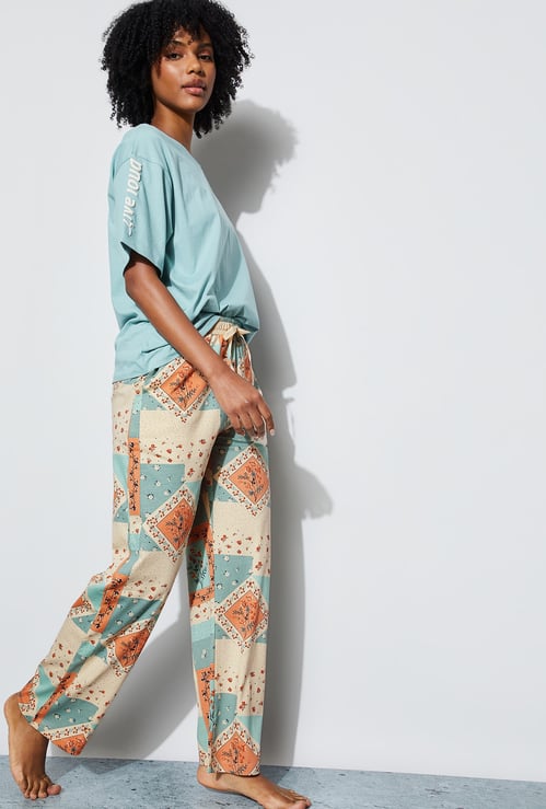 GINGER Floral Print Pyjamas